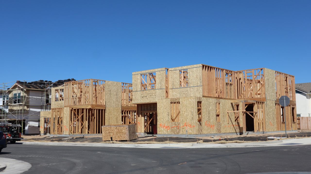 services-02 A timber-framed house under construction in Elk Grove, CA.